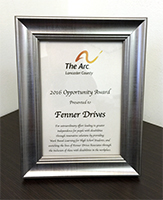 Fenner Drives Opportunity Award